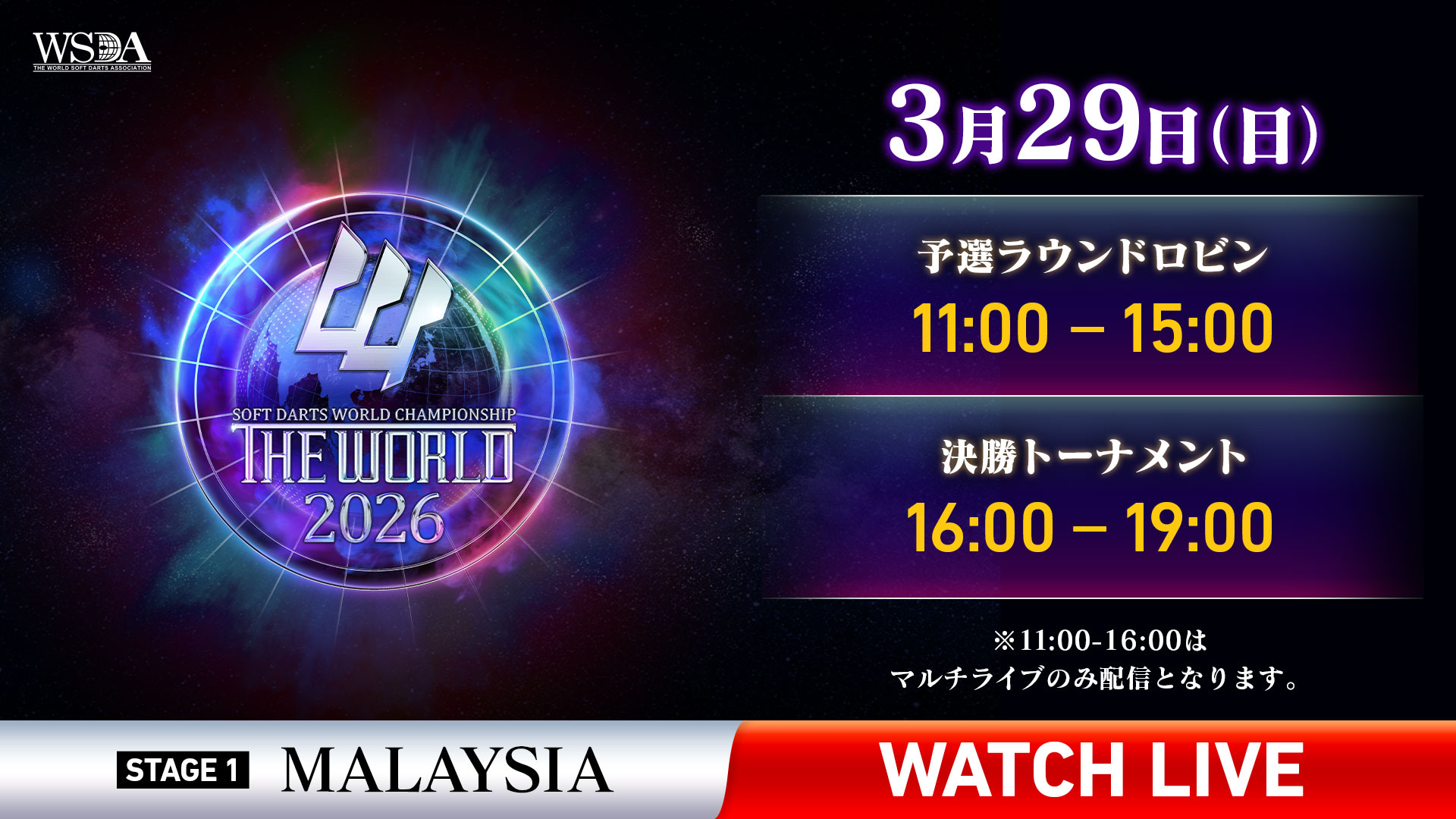 THE WORLD 2026 STAGE 1