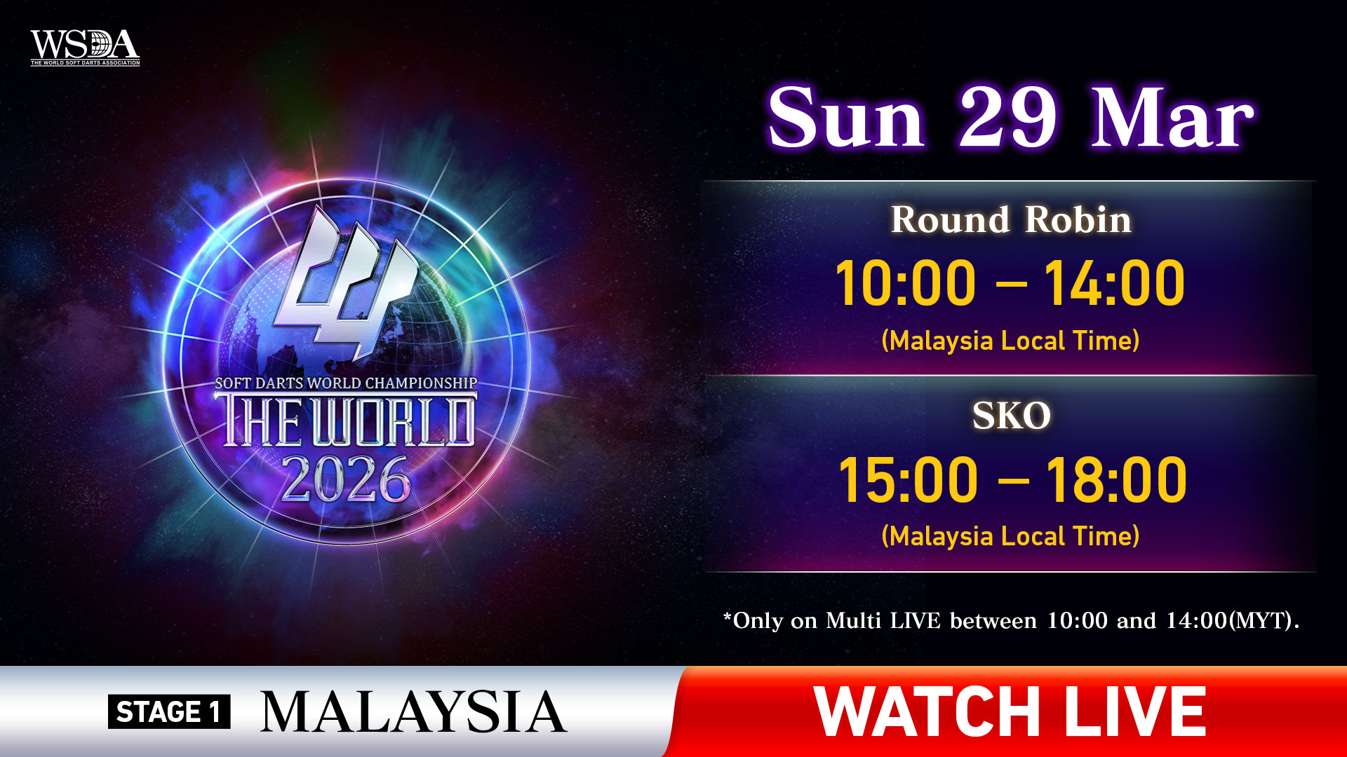 STAGE 1 MALAYSIA LIVE WEBCASTING